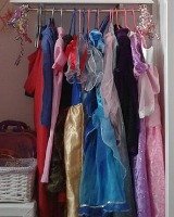 kids' dress up clothes storage