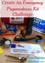 Create an Emergency Preparedness Kit Challenge