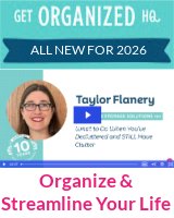 Get Organized HQ 2026