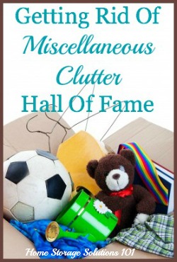 miscellaneous clutter