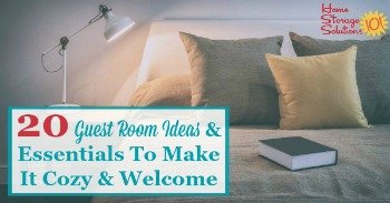 20 guest room ideas and essentials to make it cozy and welcome