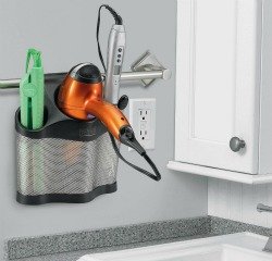 wall hair dryer holder