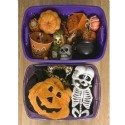 halloween plastic storage bins