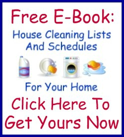 house cleaning checklist ebook