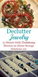 Declutter jewelry