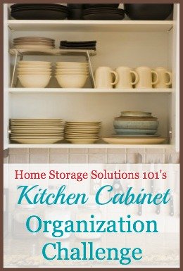 Kitchen cabinet and drawer organization step by step instructions {part of the 52 weeks to an Organized Home Challenge} #OrganizedHome #KitchenOrganization #52WeekChallenge