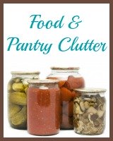 food and pantry clutter