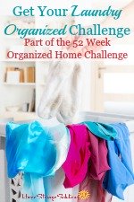 Laundry organization challenge