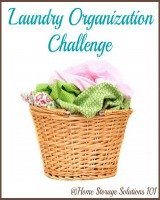 laundry organization challenge