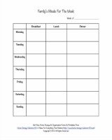 meal planner template