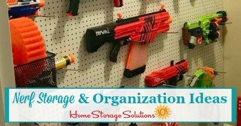 Nerf storage and organization ideas