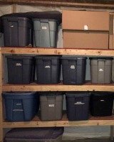 basement storage shelves