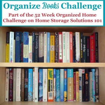 Organize Books Challenge