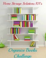 organize books challenge
