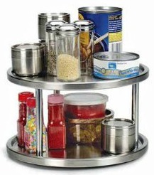 stainless steel lazy Susan
