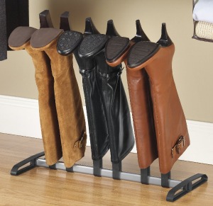 boot organizer rack