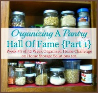 organizing a pantry hall of fame {part 1}
