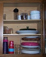 organizing kitchen cabinets