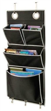 over the door magazine storage pockets