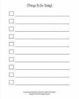 printable to do list