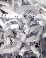 shredded paper