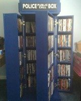 Tardis DVD storage idea