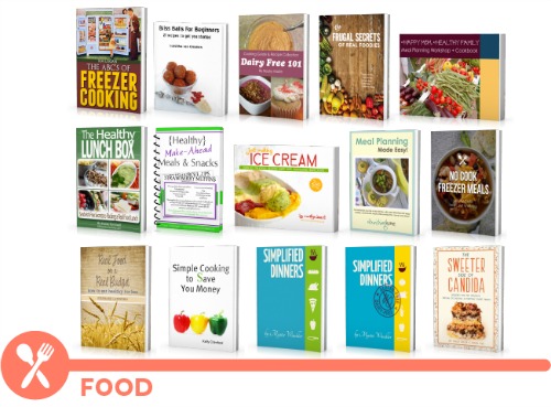ultimate homemaking ebook bundle, food shelf