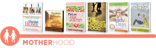 ultimate homemaking ebook bundle, motherhood shelf