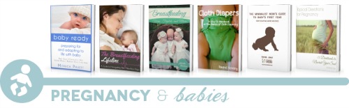 ultimate homemaking ebook bundle, pregnancy shelf