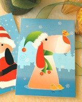 used Christmas cards