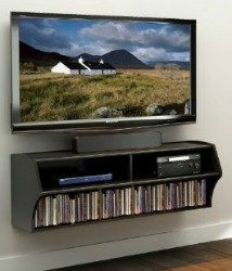 wall mounted home entertainment console