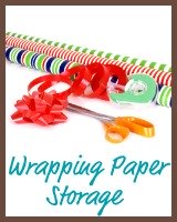 wrapping paper storage