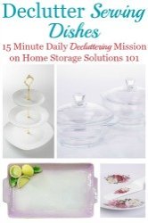 Declutter Serving Dishes