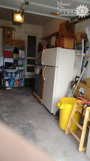 Results when Suzette decluttered her garage {featured on Home Storage Solutions 101}