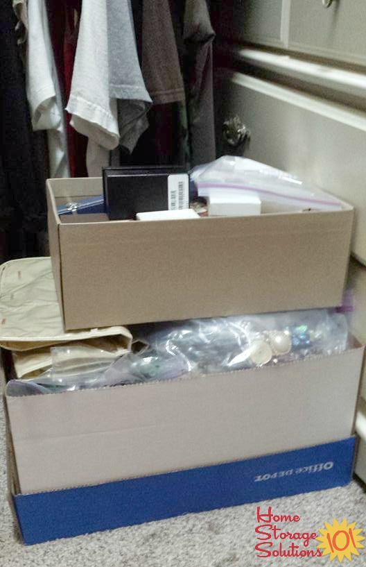 Lots of decluttered jewelry from Lisa, who did the Home Storage Solutions 101 Declutter 365 mission Lots of decluttered jewelry from Lisa, who did the Home Storage Solutions 101 Declutter 365 mission