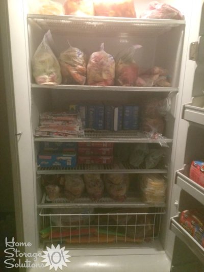 Stephanie's organized freezer {featured on Home Storage Solutions 101}