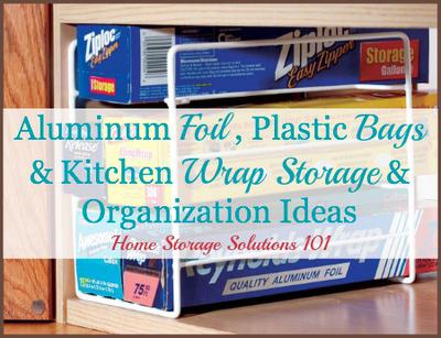 9 Kitchen Foil and Wrap Organizer Ideas for a Tidy Drawer