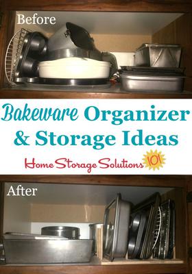 How To Organize Baking Pans & Muffin Tins to Maximize Storage