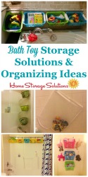 Bath Toy Storage Ideas