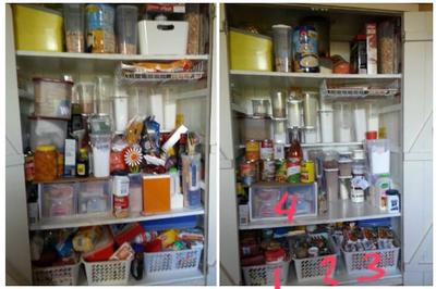 REAL storage organization that's simple and practical! BEFORE & AFTER 