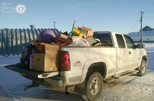 Misty did the #Declutter365 mission to clean out her crawlspace, and here's all that she and her husband hauled away and out of their home! {featured on Home Storage Solutions 101} Misty did the #Declutter365 mission to clean out her crawlspace, and here's all that she and her husband hauled away and out of their home! {featured on Home Storage Solutions 101}