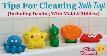 Tips for cleaning bath toys