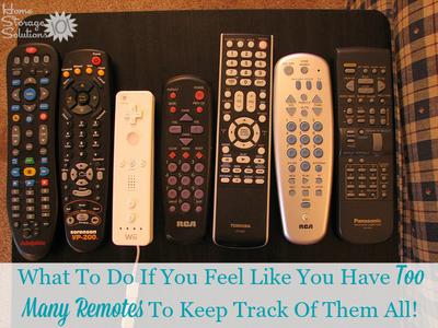 Remote Control Organizer Ideas Solutions
