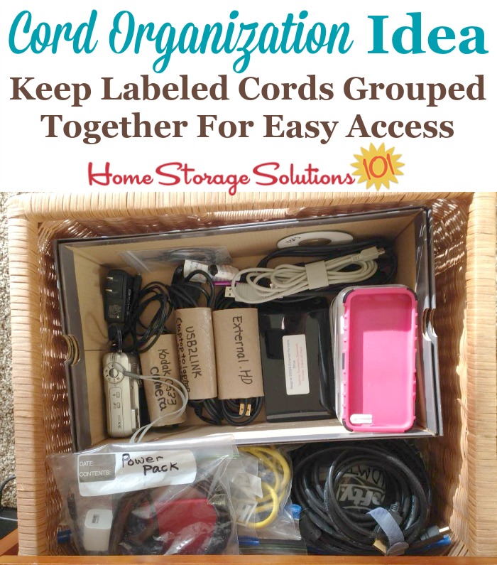 Cord Wrap S ~ all cables, wires & cords organized