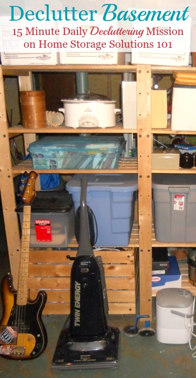 Basement Organization With Step By Step Instructions