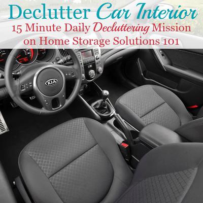 How to Keep Your Car Clean  Tidy and Declutter Your Car