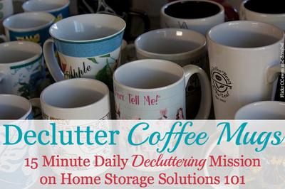 How to Organize Your Coffee Cups - Kitchen Coffee Mug Organization Ideas