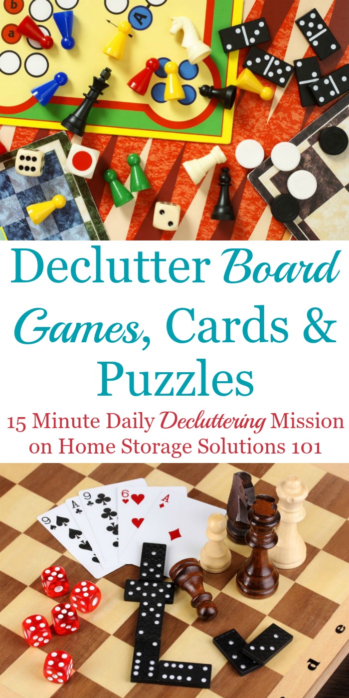 storage for board games and puzzles