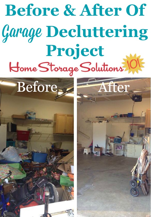 declutter garage get cash