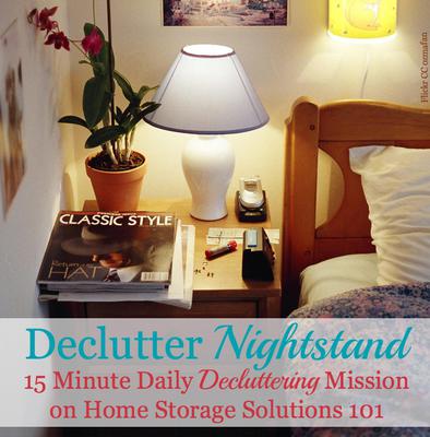 How To Declutter Your Nightstand Or Bedside Table Declutter Your Nightstand Or Bedside Table, Bedside Table Organizer Ideas